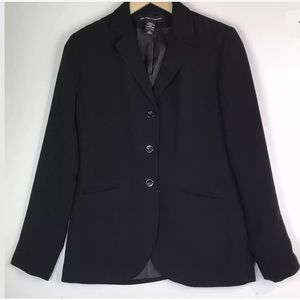New York & Co Blazer Jacket Coat Lined Black 2‎